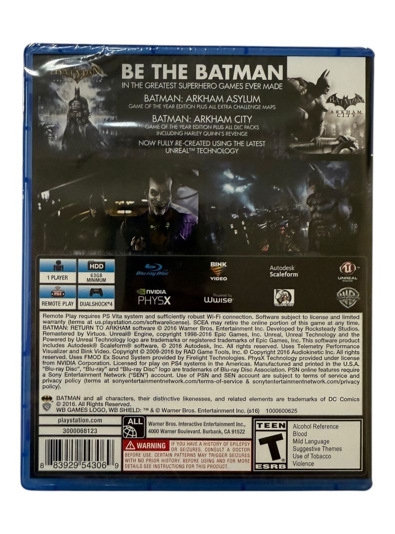 Batman Return to Arkham Playstation 4-1