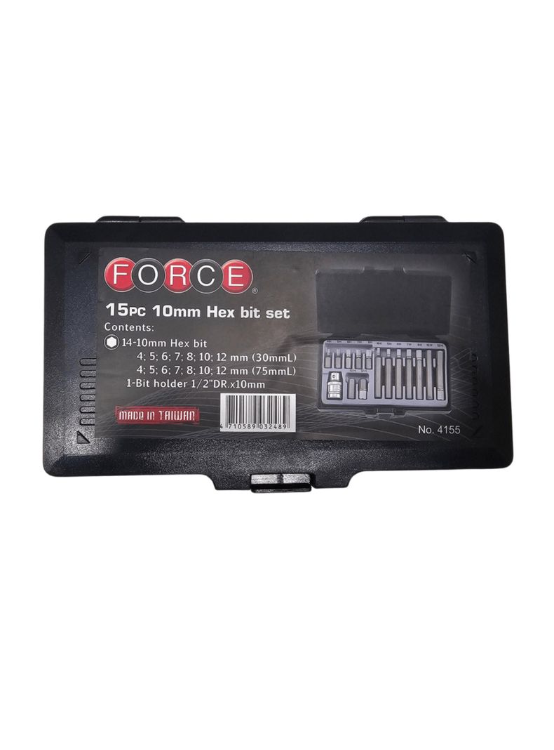 Juego Dado y Puntas cortas largas Allen en mm 4155 Force-1