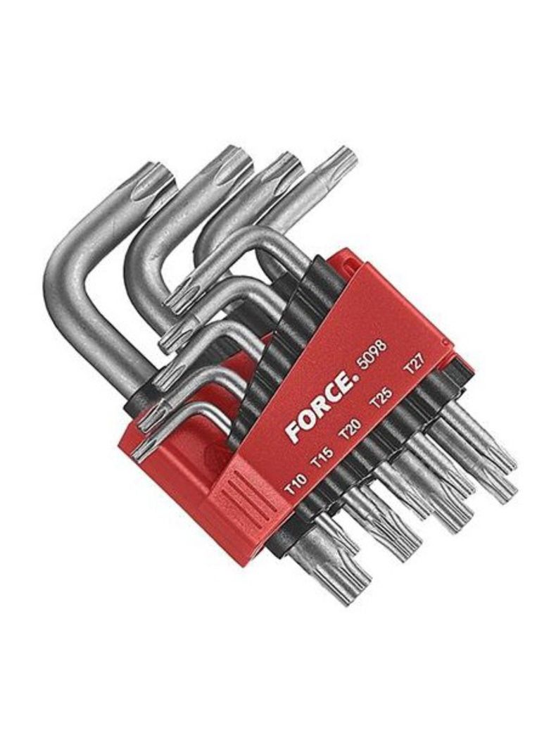 Juego Llaves Torx Cortas de T10 a T50 Force 5098-0