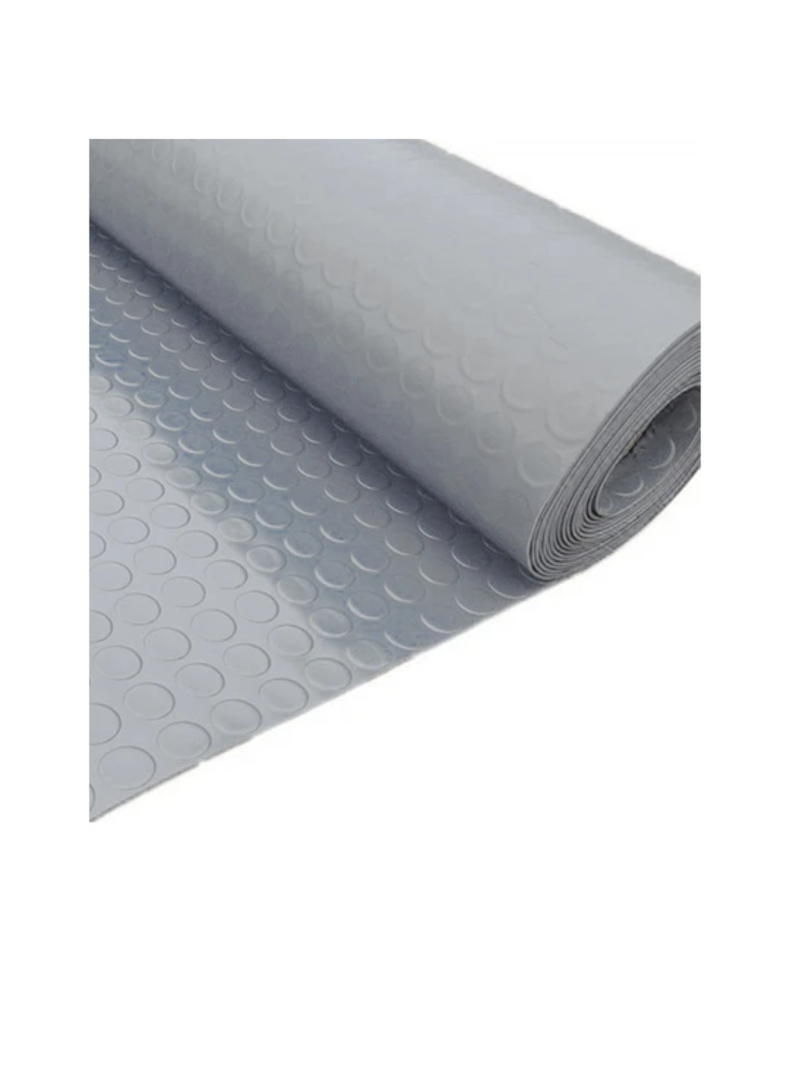 Piso de Goma Estoperol Gris 3mm Espesor, 0,6 m ancho x 1 m lineal-1