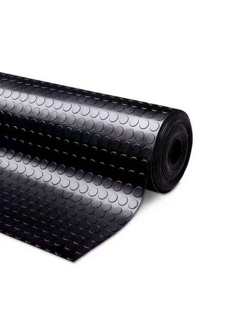 Piso PVC Estoperol Negro 1,2 mm espesor x 2 mts ancho x 1 m lineal-3