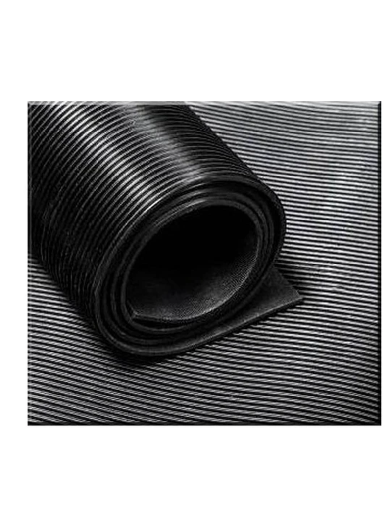 Piso de Goma Estría Fina 3mm Espesor, 1 m ancho x 1 m lineal-1