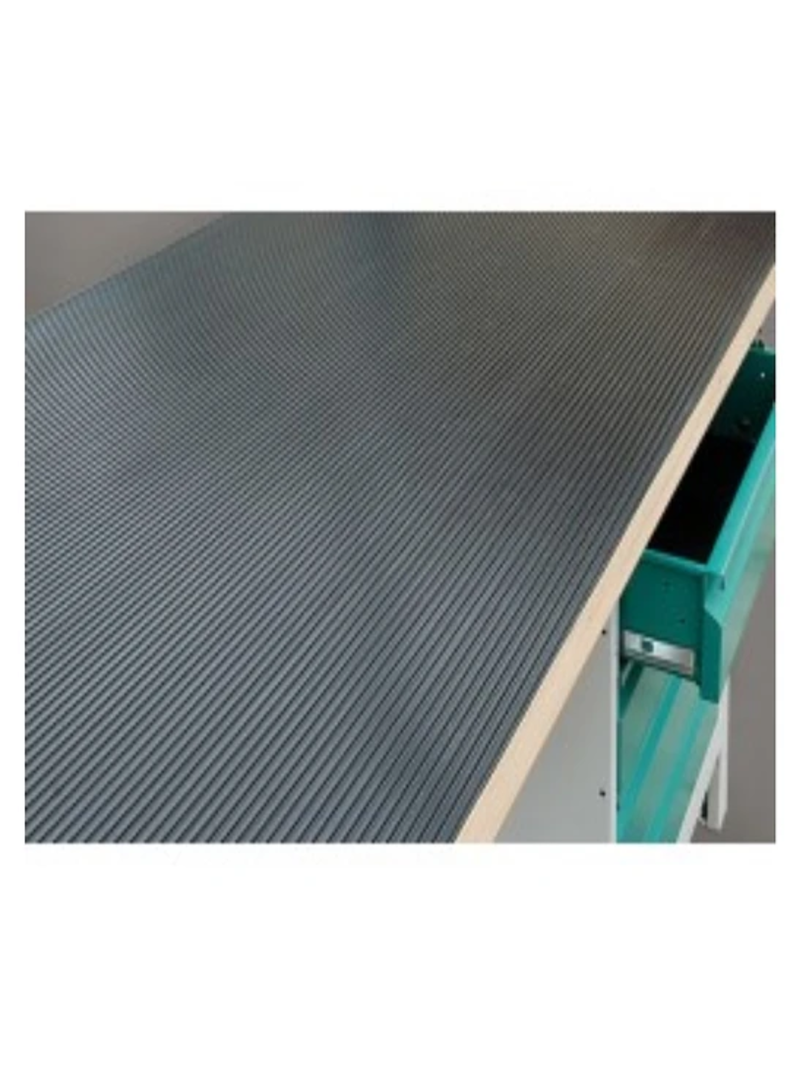 Piso de Goma Estría Fina 3mm Espesor, 1 m ancho x 1 m lineal-2
