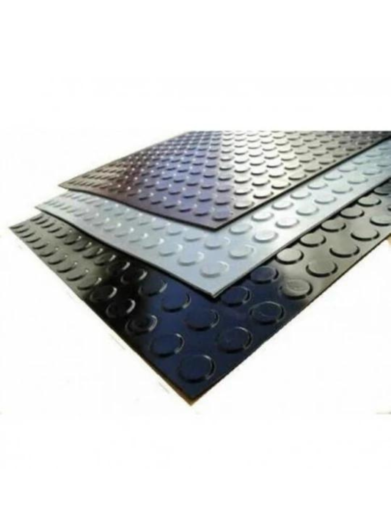 Piso en Plancha Estoperol Importado Negro 50x50 cm, 3 mm Espesor.-0