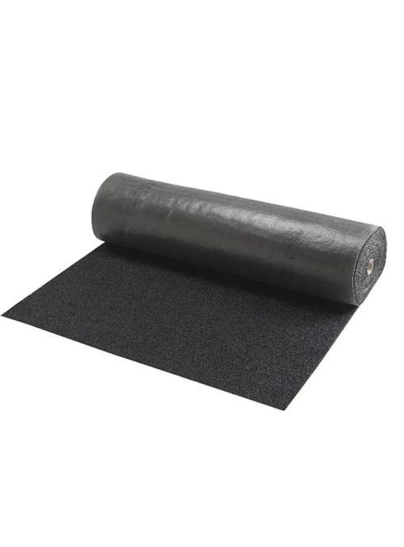 Alfombra Limpiapie PVC Tipo Nomad Negro 1,20 m ancho x 12mm espesor x 1 m lineal-0