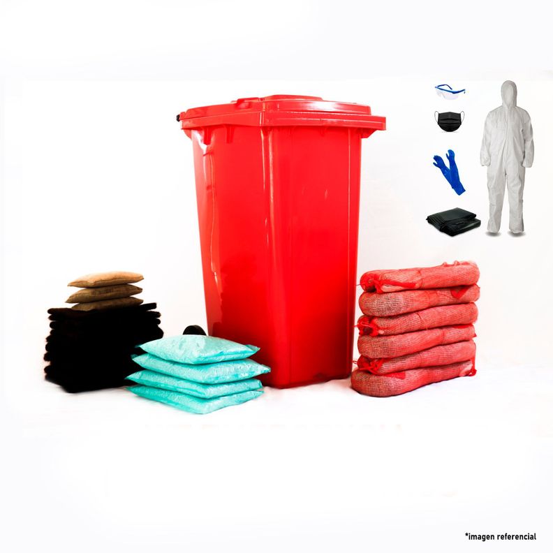 RECARGA KIT EMERGENCIA DERRAME 120C LITROS-0