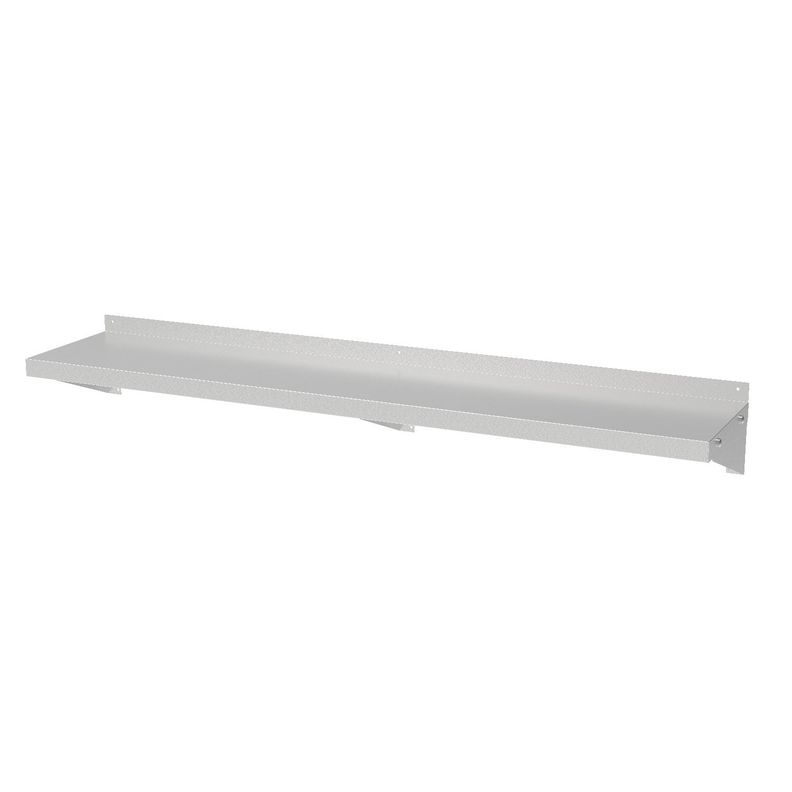 Repisa Mural Lisa 150x30 cm Acero Inoxidable WS-1500-0