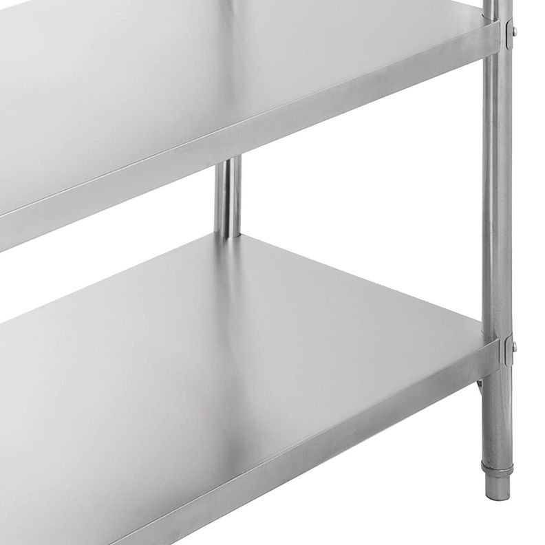 Estante 4 Bandejas lisas. 90x50x180 cm. Acero Inox-4