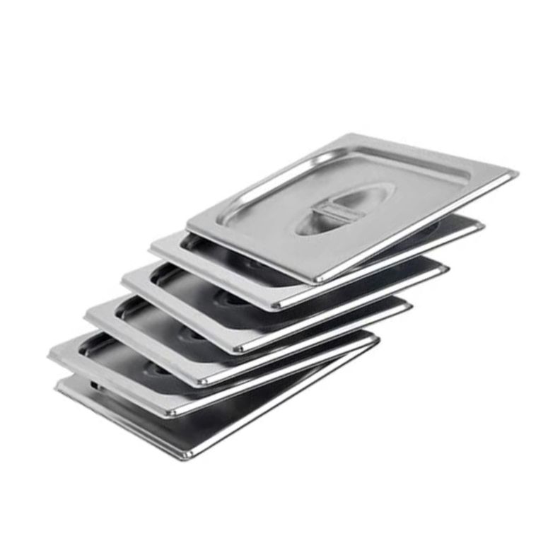 Tapa Gastronomica GN 1/3 Acero Inox. Pack 6 Unidades