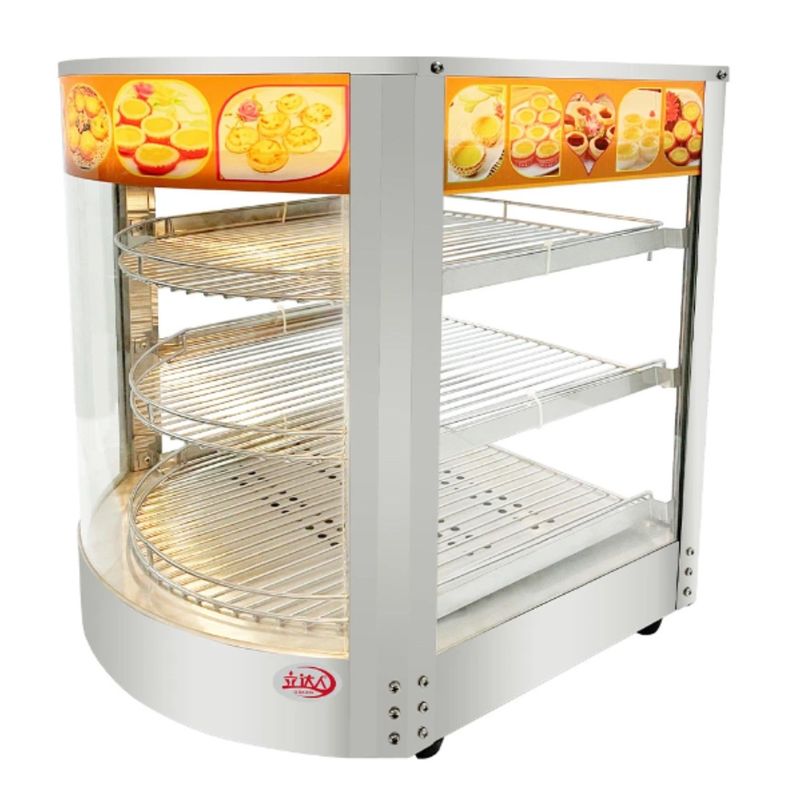 Vitrina de Calor 66 cm. Acero Inox. 30 a 80°C ET-LD-1P-C-5