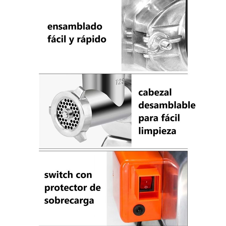 Moledora de Carne para Semi Congelados 220 Kg/Hora-7