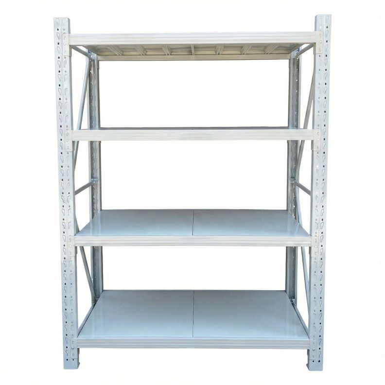 Estante Mini Rack 150x50x200 cm 800 kg Gris Claro