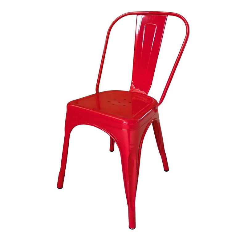 Pack 3 Unidades Silla Tolix Rojo Brillante-3