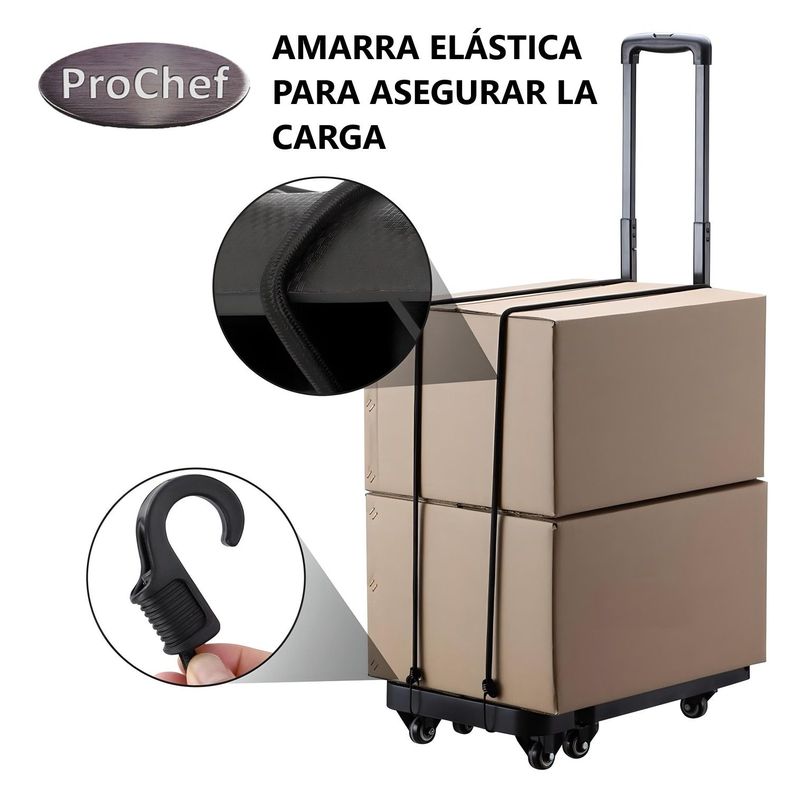 Carro Transportador Plegable 30x57 cm. Capacidad 200K-5