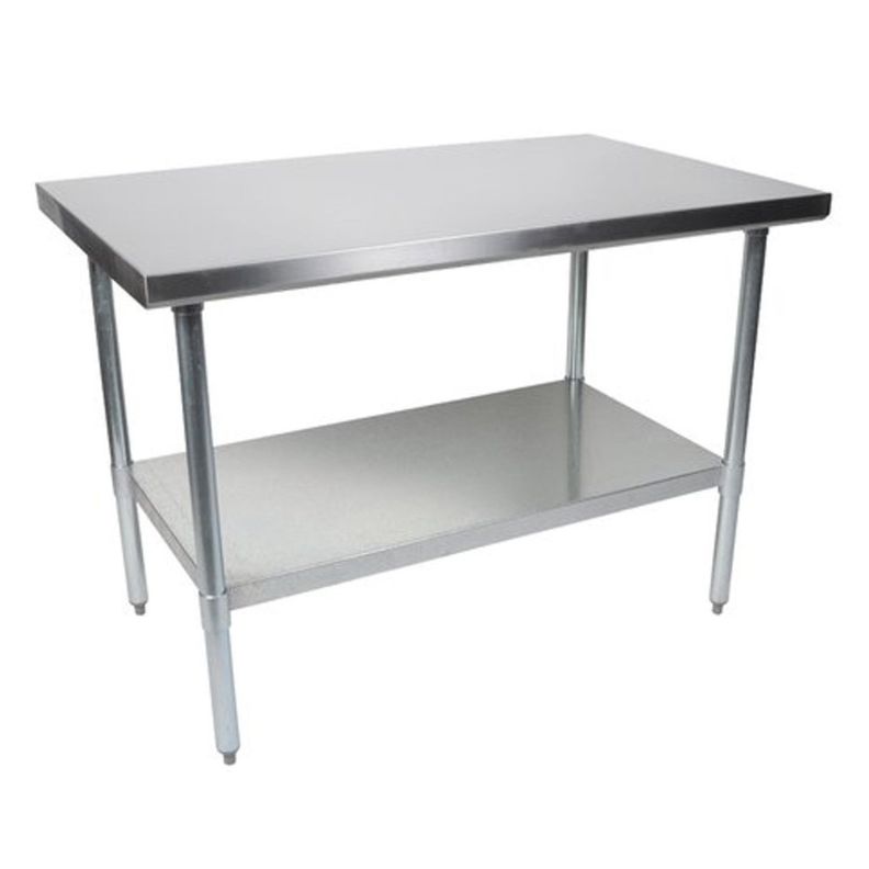 Mesón Central 120x60x85 cm Acero Inoxidable-1