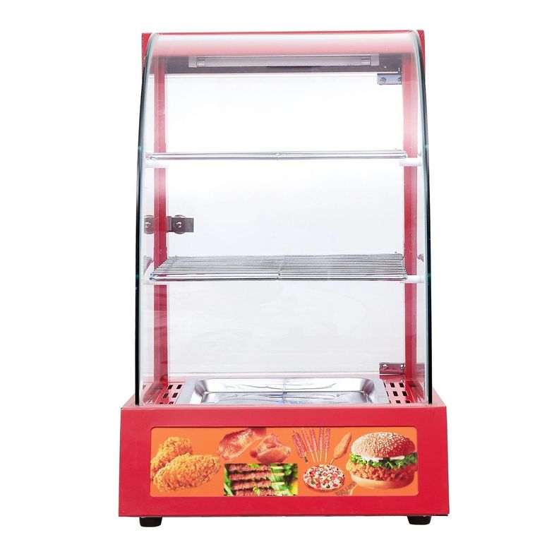 Vitrina ProChef 38 Cm. Roja Mantenedora de Calor-2