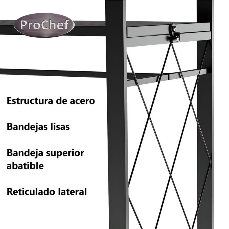 Closet Abierto Plegable de Acero 158x71x32 cm.-5
