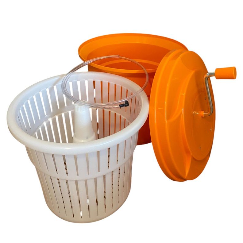 Centrifugador Secador de Verduras Capacidad  25 Lts - Naranjo-0