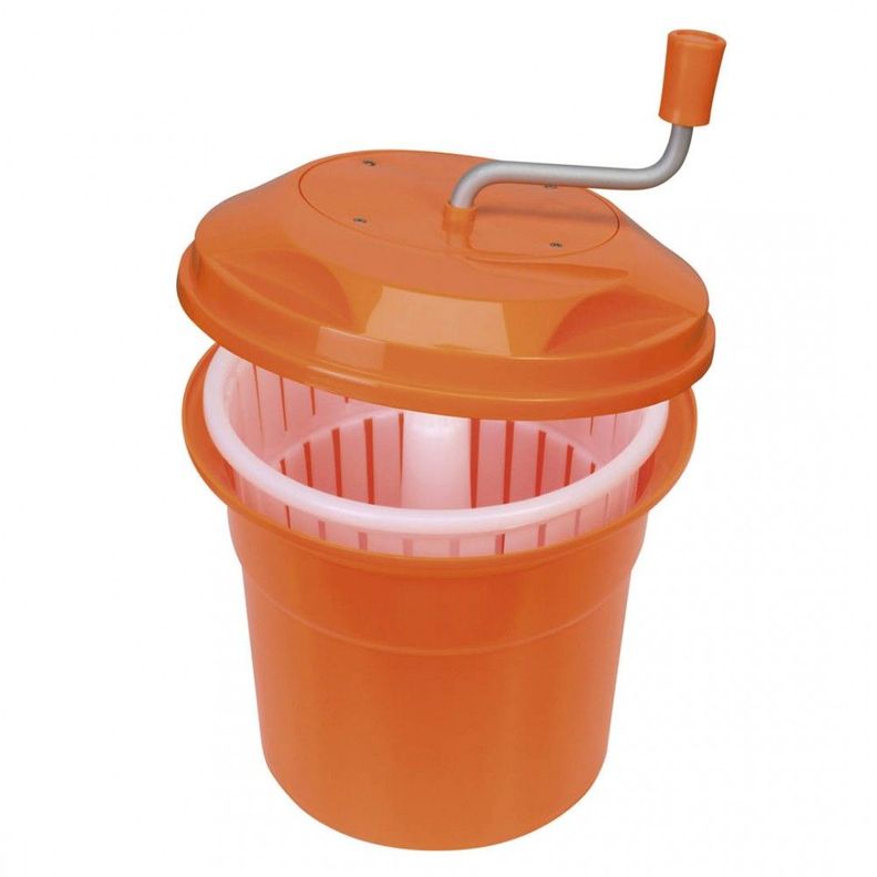 Centrifugador Secador de Verduras Capacidad  25 Lts - Naranjo-1