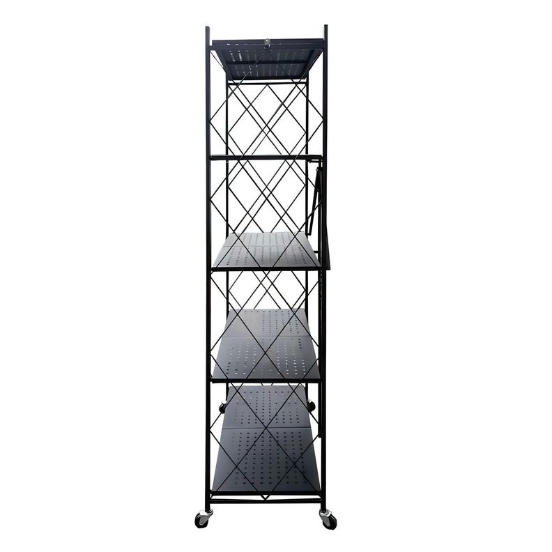 Estante Plegable de Acero con Ruedas. 5 bandejas-5