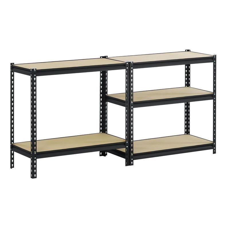 Estante Acero Ranurado 90x40x180 cm 5 Band. 875 Kg-5