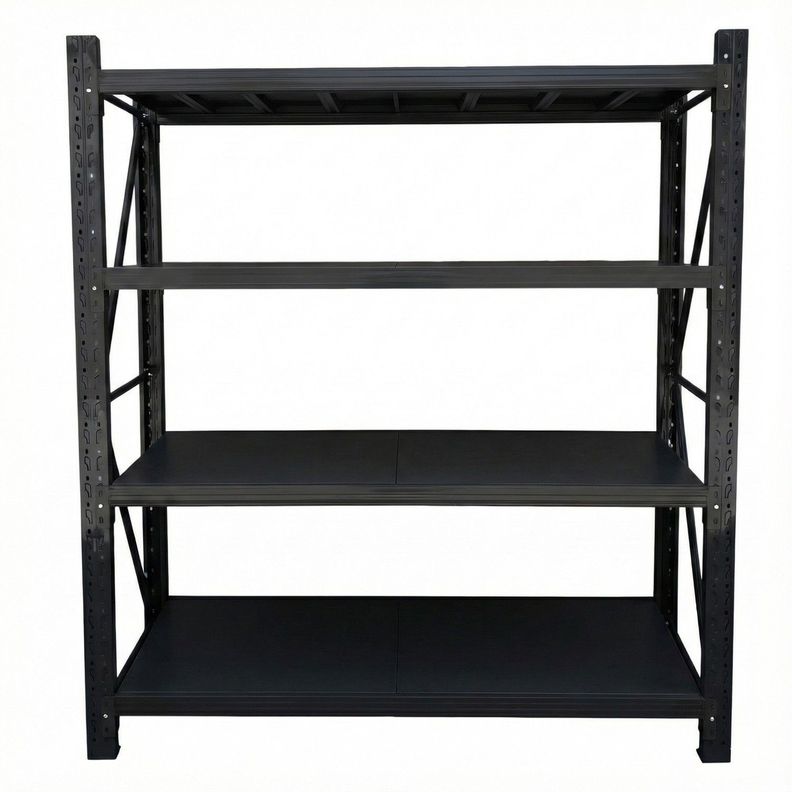 Estante Mini Rack 200x60x200 cm 800 kg Negro