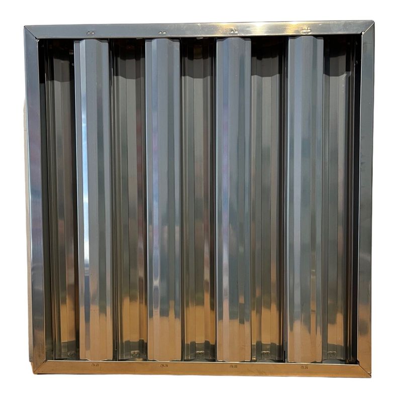 4 x Filtro Acero Inoxidable 50x50 cm. para Campana.-2