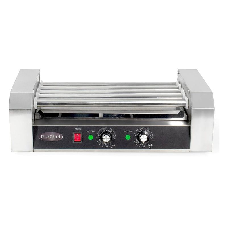 Roller Calentador Hot Dogs 5 Rodillos ProChef-8