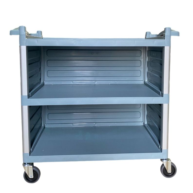 Carro Servicio Grande Cerrado 100x50x92 Gris-3