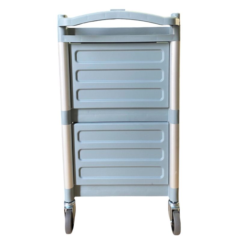 Carro Servicio Grande Cerrado 100x50x92 Gris-4
