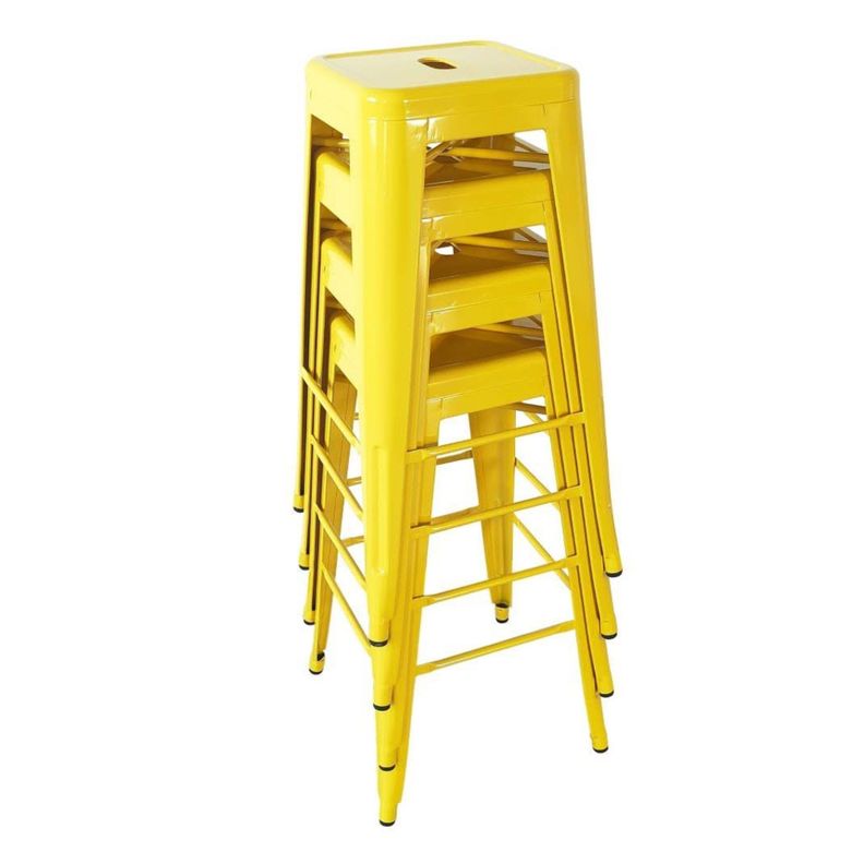 Pack 4 Unidades Piso Alto Tolix Amarillo-1