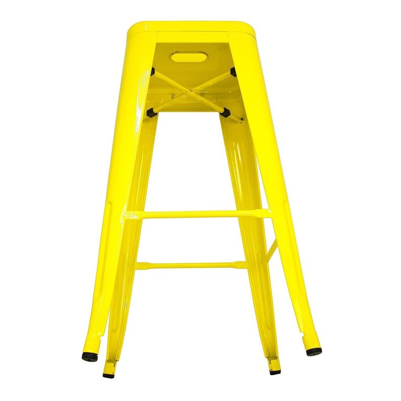 Pack 4 Unidades Piso Alto Tolix Amarillo-2