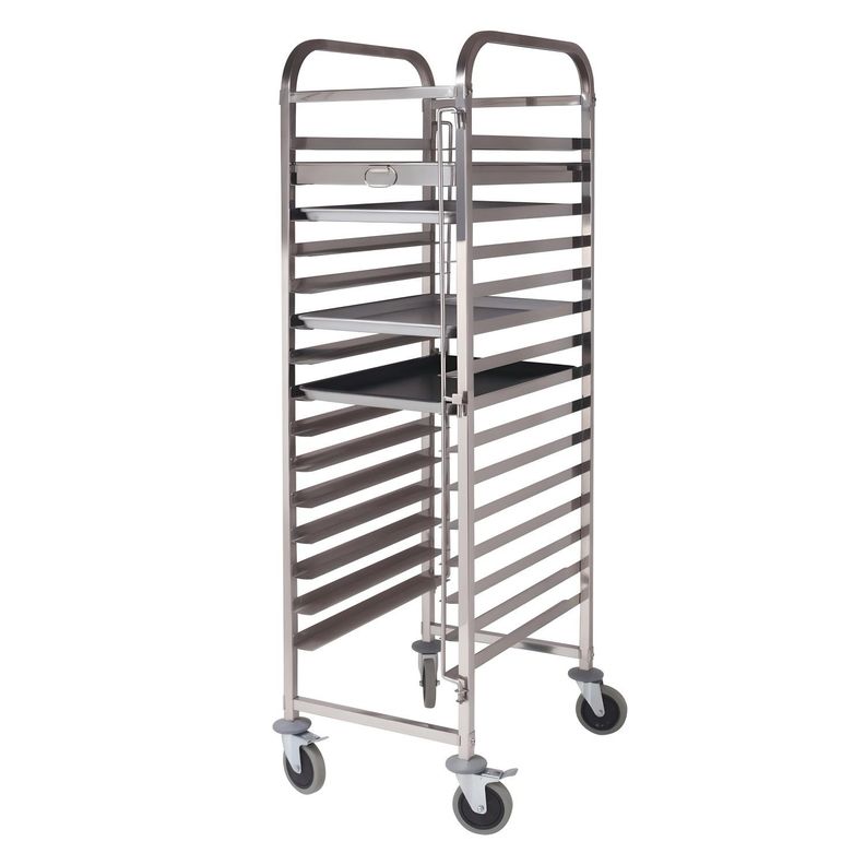 Carro Bandejero 15 Bandejas GN 1/1. Acero Inox.-7