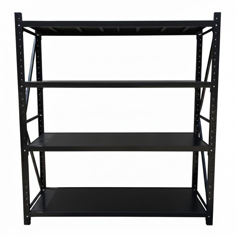 Estante Mini Rack 200x50x200 cm 400 kg Negro