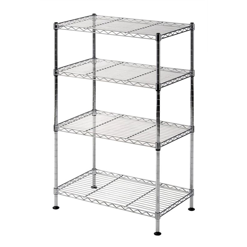 Estante 50x30x80 cm. Acero Cromado. Capacidad 160 kg.-0