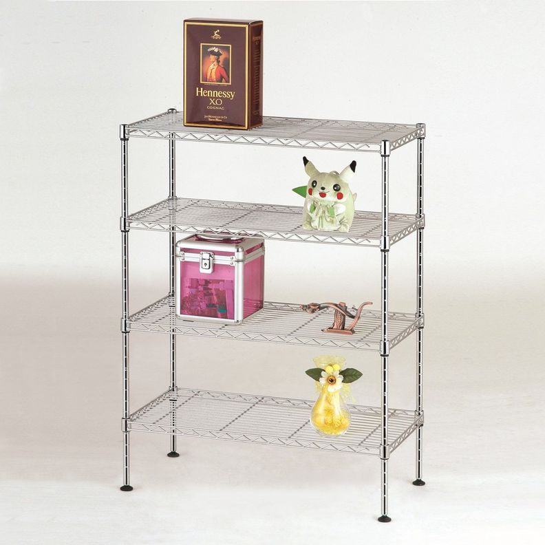 Estante 50x30x80 cm. Acero Cromado. Capacidad 160 kg.-2