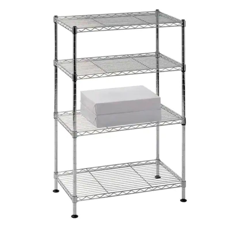 Estante 50x30x80 cm. Acero Cromado. Capacidad 160 kg.-3