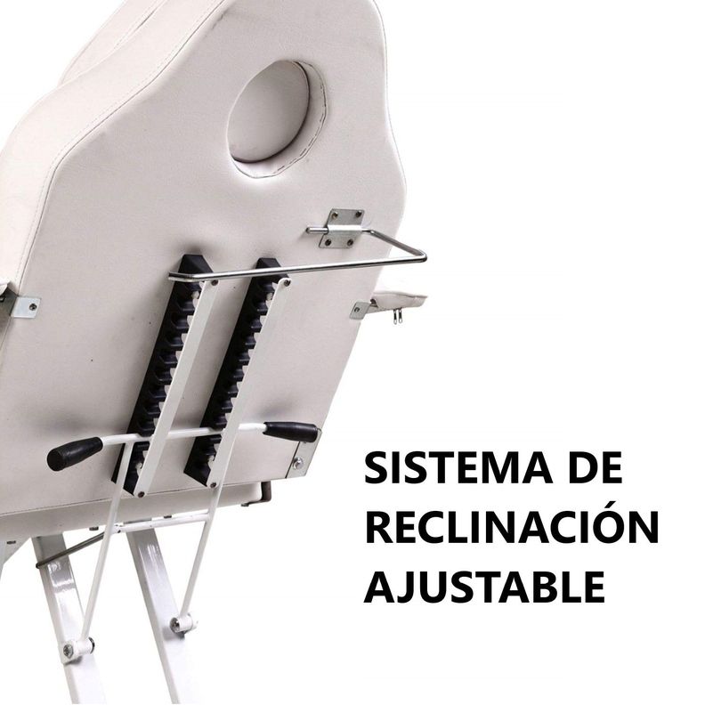 Camilla de Masaje Reclinable con Piso Giratorio-9
