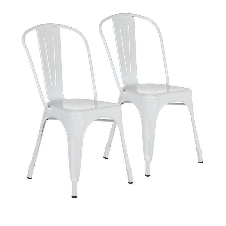 Pack 2 Unidades Silla Tolix Blanco-0