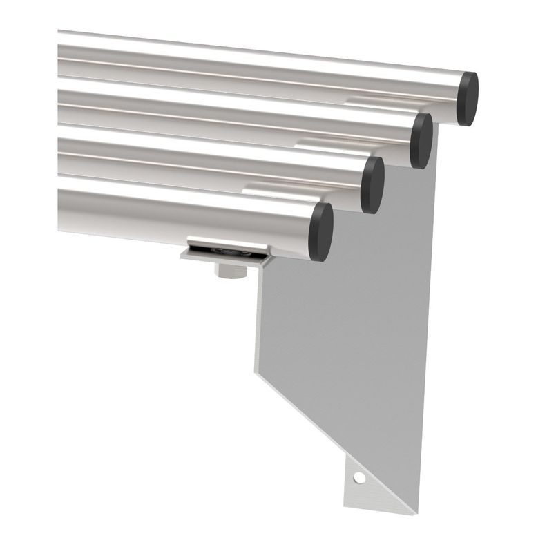 Repisa Tubular 90x30 cm Pasa Bandejas Acero Inoxidable-1