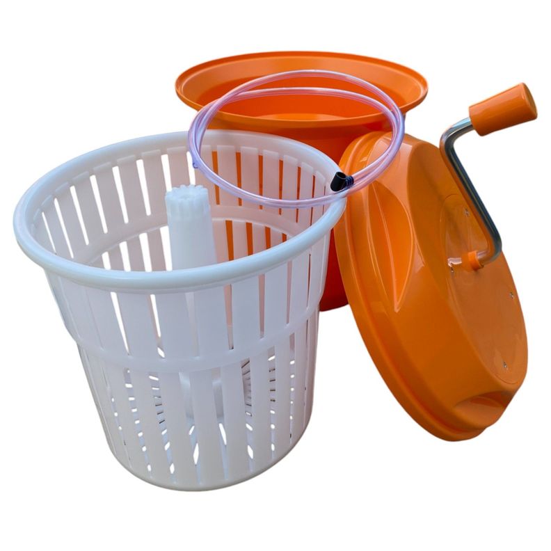 Centrifugador Secador de Verduras Capacidad  12 Lts - Naranjo-0