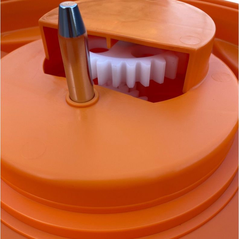 Centrifugador Secador de Verduras Capacidad  12 Lts - Naranjo-3