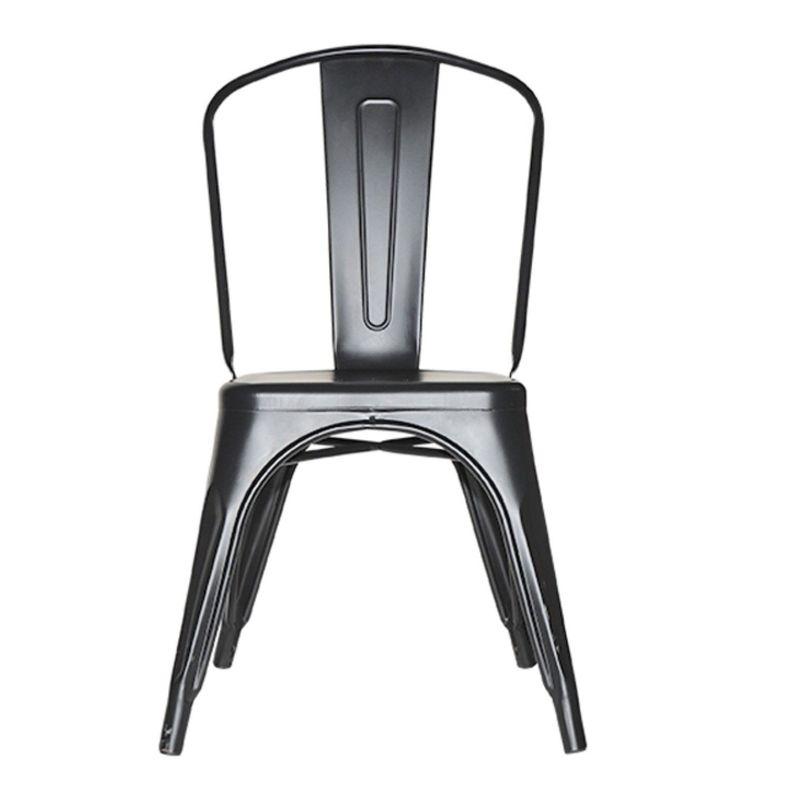 Silla Tolix Negro Mate 1 Unidad-1
