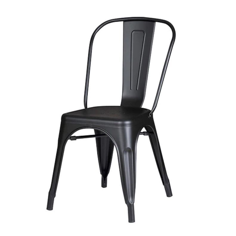Silla Tolix Negro Mate 1 Unidad-5