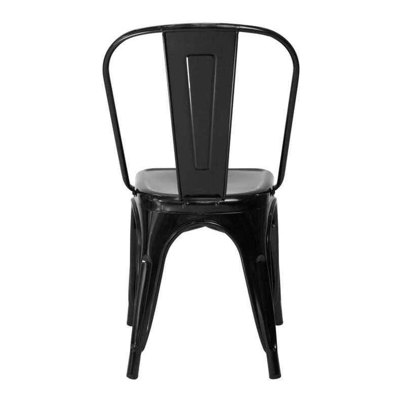 Silla Tolix Negro Mate 1 Unidad-6
