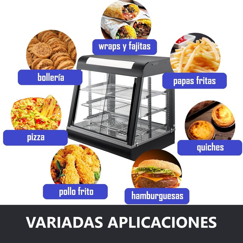 Vitrina de Calor ProChef 66 Cm. Autoservicio-4