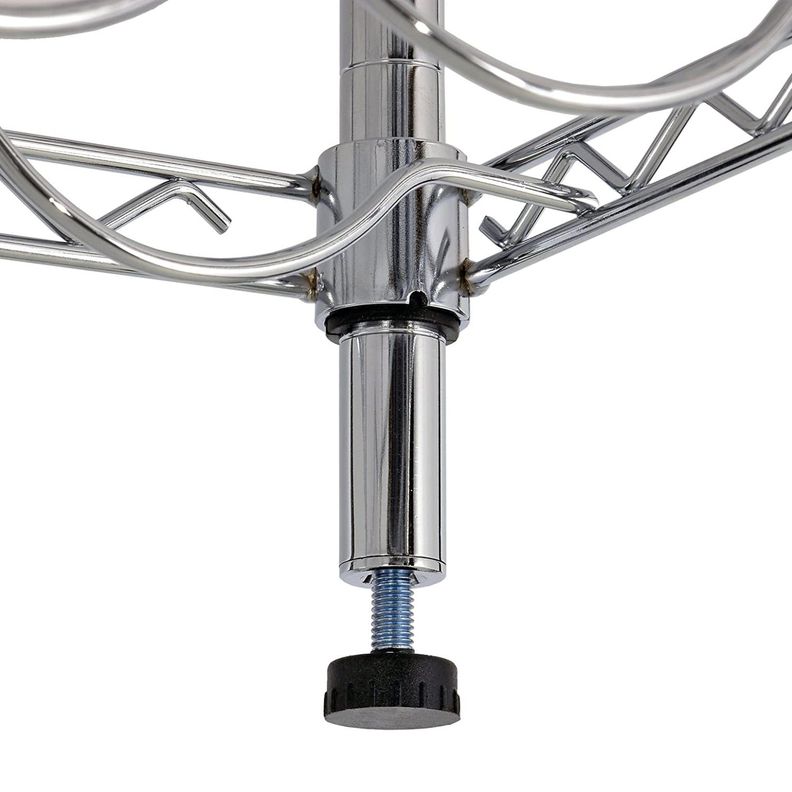 Estante Cromado 45x35x90 cm. Cava 24 a 42 Botellas de Vino-5