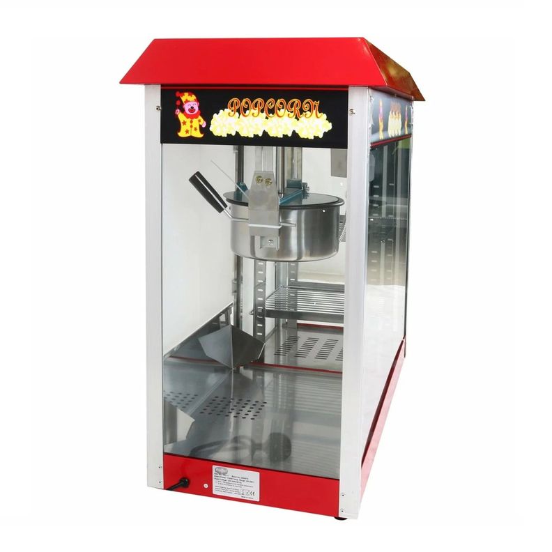 Máquina Pop Corn o Cabritas con Vitrina Mantenedora-8