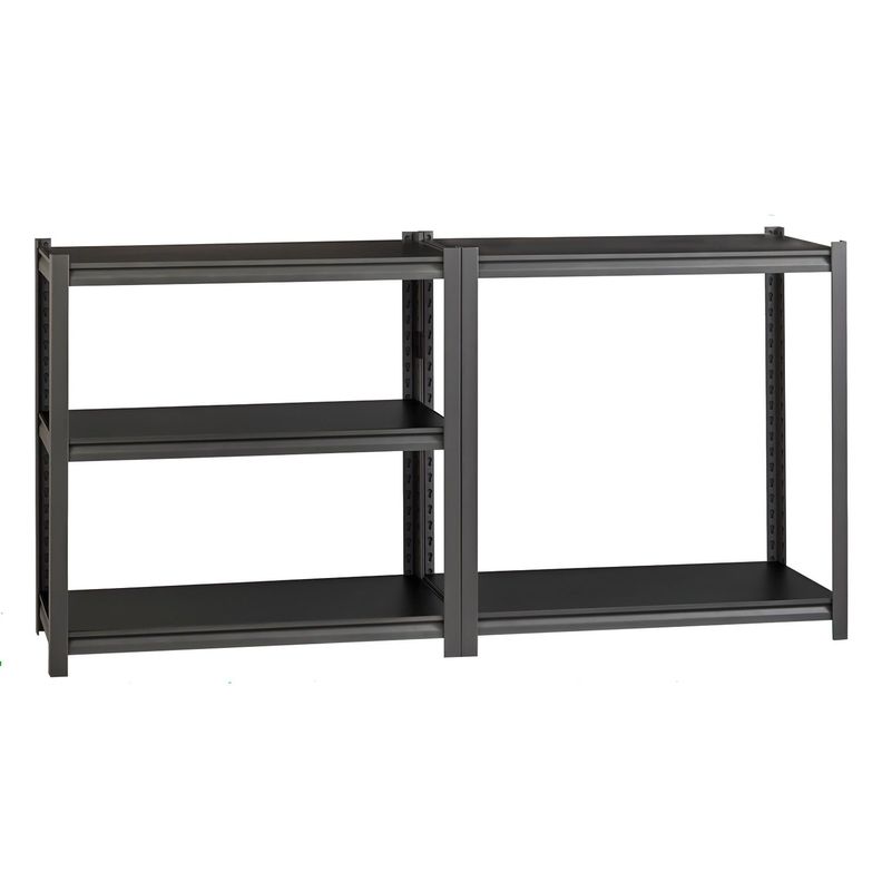 Estante Acero Sin Ranuras 90x45x180 cm. 1350 Kg.-1
