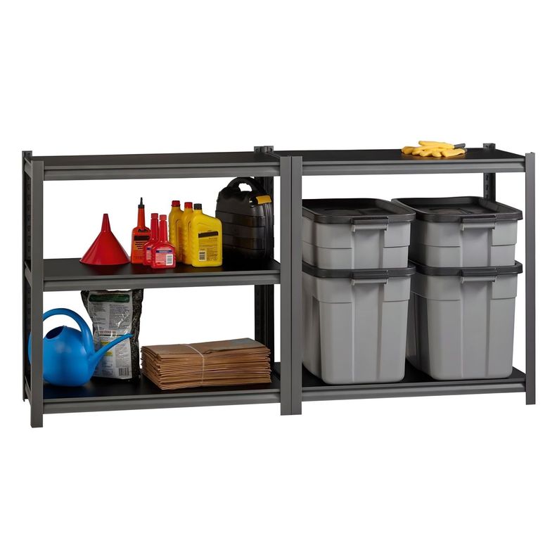 Estante Acero Sin Ranuras 90x45x180 cm. 1350 Kg.-2